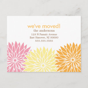 Anúncios moventes do design floral