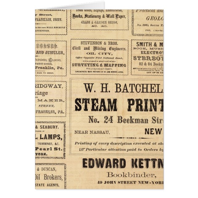 Anúncios para petróleo (Frente)