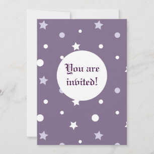Anúncios Personalizados Estrelas Roxas