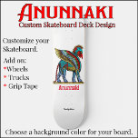 Anunnaki - Skateboard Personalizada<br><div class="desc">Anunnaki Costumava Andar no skate Os Deuses Anunnaki estão voltando para a Terra. Prepare-se para o seu regresso com este andar profissional de skate Anunnaki. Personalize o tamanho do baralho do skate ao fazer de sua compra. Design de Imagem: Deus De Anunnaki Não Incluído: Rodas, Caminhões, Pads De Riser, Hardware,...</div>