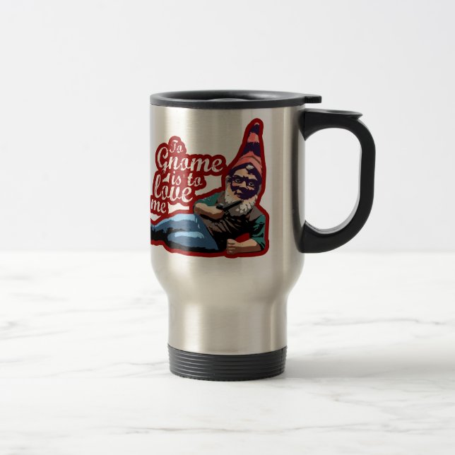 Ao gnomo eu $22,95 isolou a caneca de viagem (Direita)