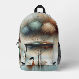 Ao Lado Do Backpack Do Quiet Watts Designer
