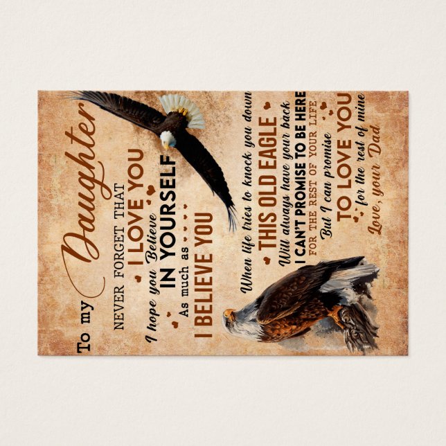 Ao Meu Presente, Pai E Filha, Eagle Lover (Frente)