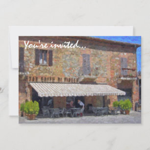 Ao norte dos convites de festas de Italia