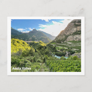 Aosta Valley, Itália Cartão postal