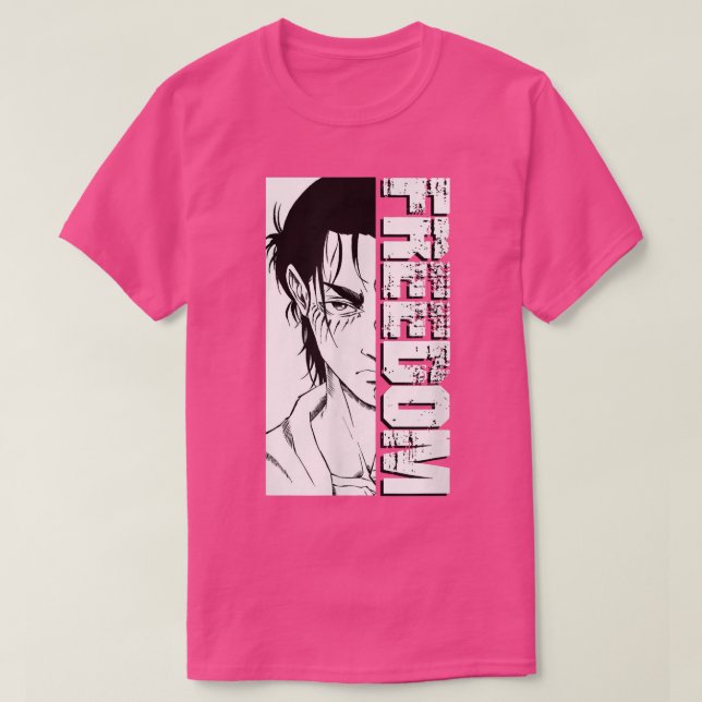 AOT Anime Manga Otaku Estilo Eren Tokyo FanArt Top (Frente do Design)
