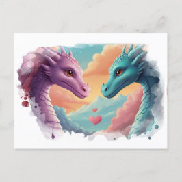 *~AP48 Convite de Foto Revelação de Gênero Dragon 