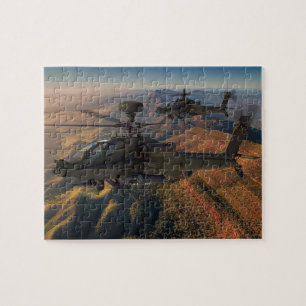 Apache Helicopter Quebra-cabeça
