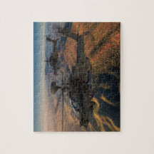 Apache Helicopter Quebra-cabeça