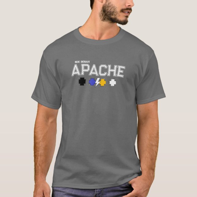 Apache Knife® Apache Land 1. T-Shirt (Frente)