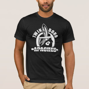 Apaches gêmeos de Boro - camisa preta da qualidad