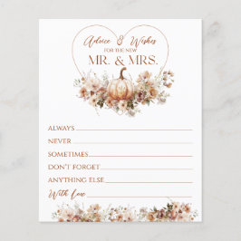 Apaixonado Pumpkin Chá de panela de flor selvagem 