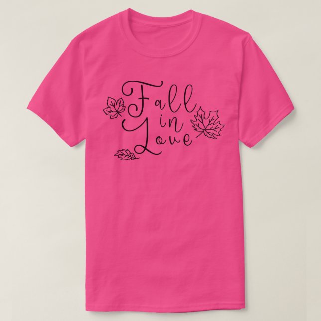 Apaixonar Camisa Cair Dom Dom Queda Camisa (Frente do Design)