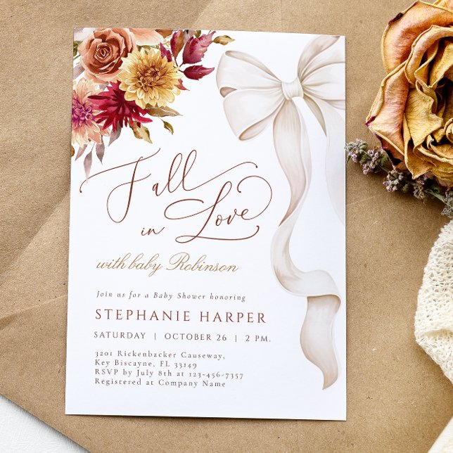 Apaixonar-se pelo Convite ao Chá de fraldas (Criador carregado)