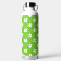APARENTE LINHO VERDE COM TREVO IRLANDÊS BRANCO
