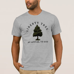 Apelação da árvore da liberdade às camisas do