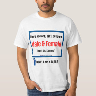 Apenas 2 Camiseta Genders ~ Apenas para MALES