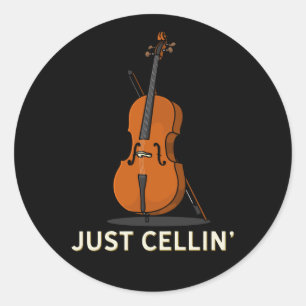 Apenas Adesivo Redondo Clássico Cello Gag Cellin