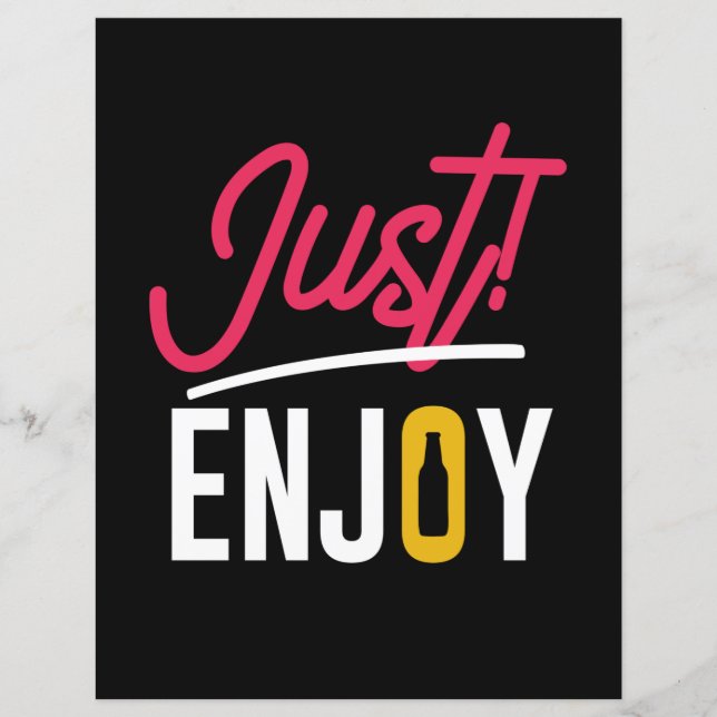 Apenas Aproveite A Cerveja (Frente)