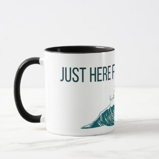 Apenas Aqui Pelo Clima Caneca