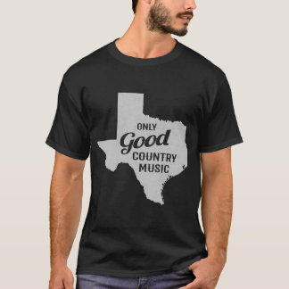 Apenas Camiseta Texas de Música Country Boa