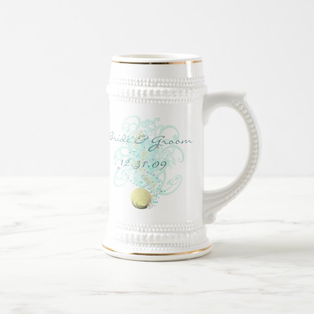 Apenas Caneca de cerveja de Casamento de Beachy co (Direita)