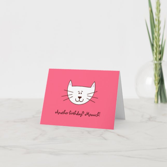 Apenas cartão de saudação "Kittying" (Frente)