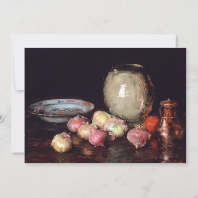 Apenas cebolas | William Merritt Chase (Frente)