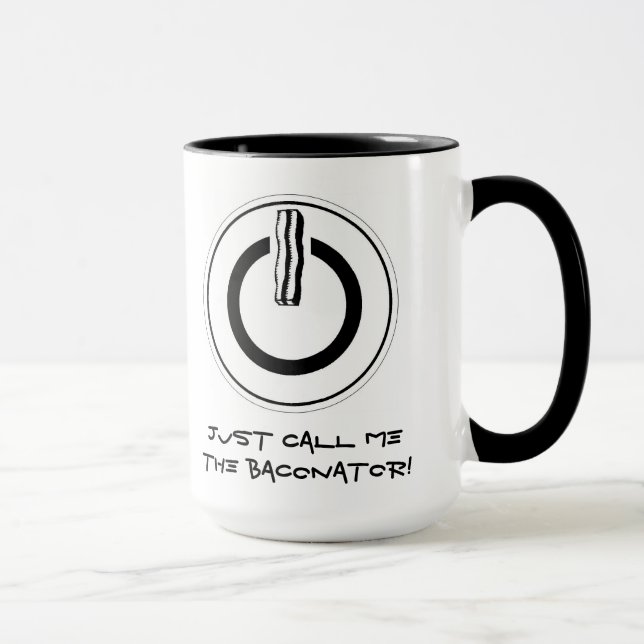 Apenas chame-me o Baconator! Caneca (Direita)