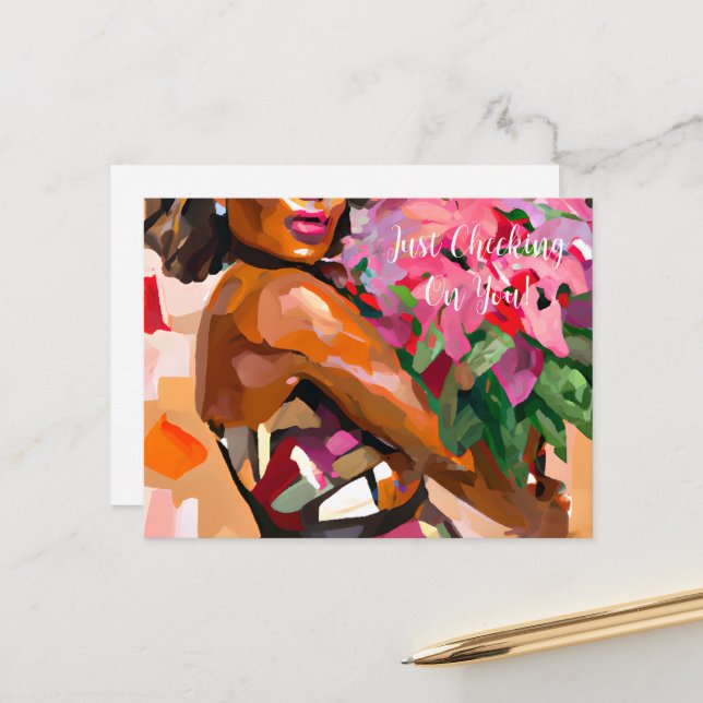 Apenas Checando Seu Cartão Postal (Frente/Verso In Situ)