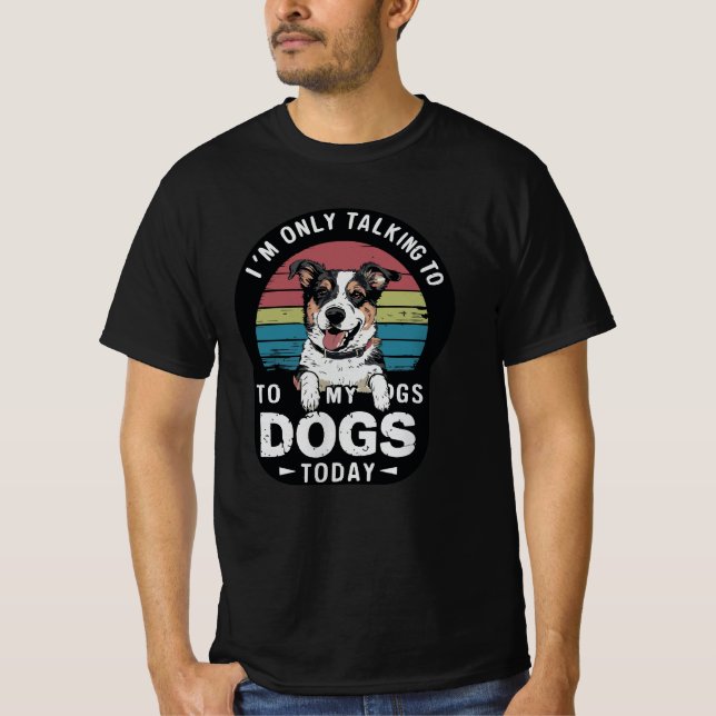 Apenas Design de Camiseta de Cães (Frente)