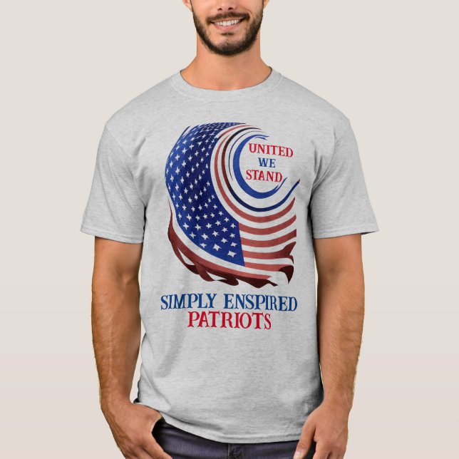 Apenas Enspired United Nós Somos Patriots T-Shirt (Frente)
