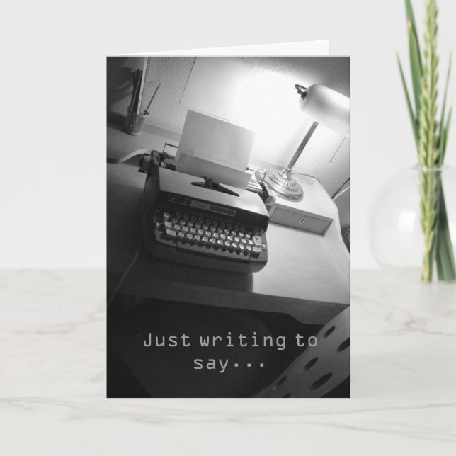 Apenas escrevendo o cartão (Frente)