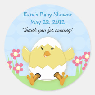 Apenas etiqueta redonda chocada do favor do