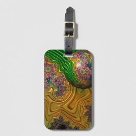 Apenas Flutuando Pela Etiqueta De Bagagem