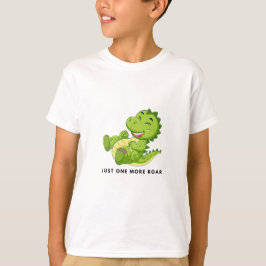 Apenas Mais Um Rugido Camiseta Infantil Divertida 