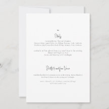 Apenas o Convite Detalhado de Casamento de Nós Doi