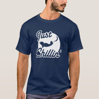 Apenas o t-shirt dos homens de Chillin