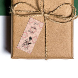 Apenas outro capítulo... cartão cor-de-rosa vintag