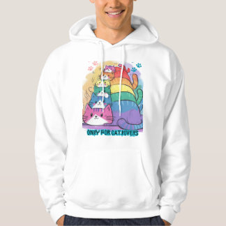 Apenas para Gata Design Pullover Hoodie