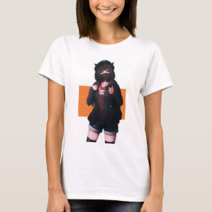 Apenas para uma T-Shirt de menina muito bonita