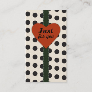 Apenas para você cartões de visitas