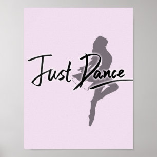 Apenas poster da dança (rosa)