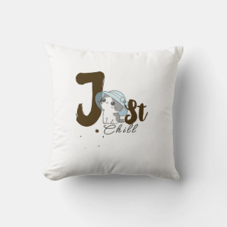 Apenas Relaxar Almofada Cinza – Casual Relaxado
