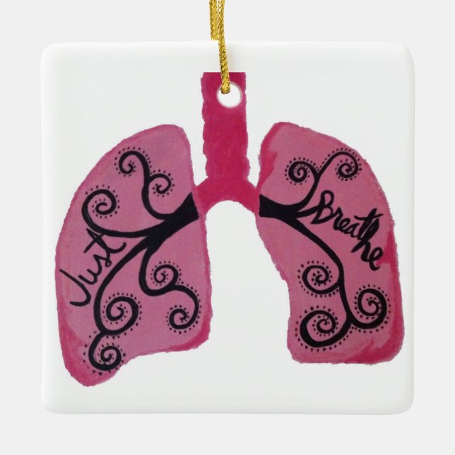 Apenas respire enfeites de natal (Frente)