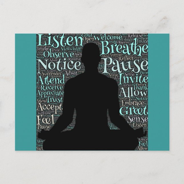 Apenas Respire o cartão postal (Frente)