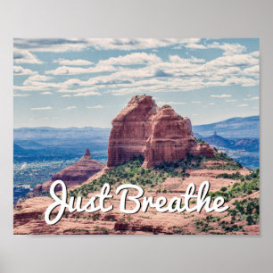 Apenas respire o poster do fundo   de Sedona
