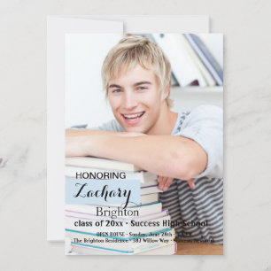 Apenas seu convite da graduação da foto do estilo