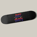 Apenas Skate Skateboard Red Blue Skateboarder<br><div class="desc">Qualquer Skateboarder vai adorar este - ver a minha loja para mais ideias de presentes de skate.</div>
