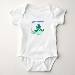 Apenas t-shirt chocado do dragão do bebê